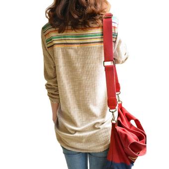 Women Fresh Hearts Flowers Print Blouse Round Neck Top Shirts(Int:M) - Intl June 2018 - 4 Women Fresh Hearts Flowers Print Blouse Round Neck Top Shirts(Int:M) - Intl - 4