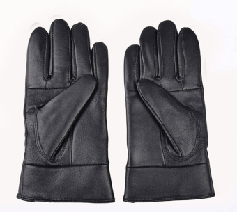 Women Girl Luxurious Leather Winter Super Warm Gloves Cashmere BowBlack - Intl June 2018 - 3 Women Girl Luxurious Leather Winter Super Warm Gloves Cashmere BowBlack - Intl - 3