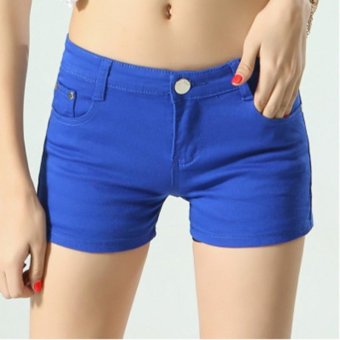 Women Ladies Candy Color Shorts Summer Denim Short Pant Jeans -intl June 2018 - 4 Women Ladies Candy Color Shorts Summer Denim Short Pant Jeans -intl - 4