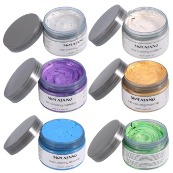 Women Men Disposable Hairstyle Modeling Hair Coloring Wax(Green) -intl June 2018 - 4 Women Men Disposable Hairstyle Modeling Hair Coloring Wax(Green) -intl - 4