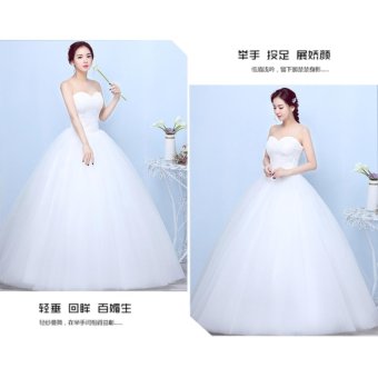 Women's Ball Gown Bridal Sweetheart Lace Wedding Dress-White - Intl June 2018 - 4 Women's Ball Gown Bridal Sweetheart Lace Wedding Dress-White - intl - 4