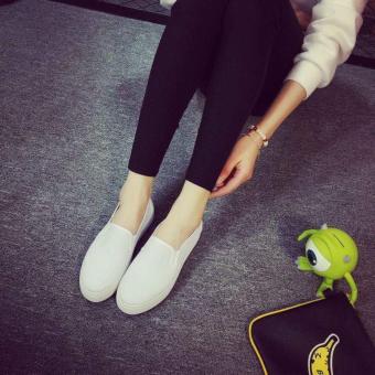 Women's Canvas Slip On Loafer - White July 2018 - 2 Women's Canvas Slip On Loafer - White - 2