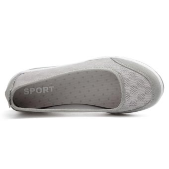 Women's Height Increasing Shoes Slip On Casual Sneaker One Slip Loafers AIWOQI(GREY)(EU:36)(Intl) - Intl June 2018 - 3 Women's Height Increasing Shoes Slip On Casual Sneaker One Slip Loafers AIWOQI(GREY)(EU:36)(Intl) - intl - 3