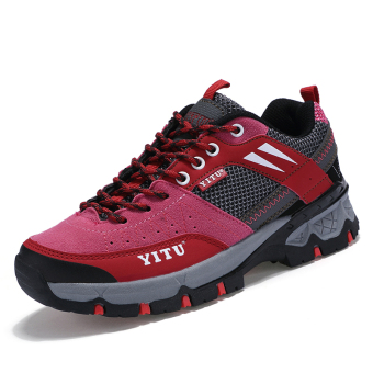 Women's Hiking Shoes Sports Shoes Mountain Climbing Trekking ShoesRed June 2018 - 3 Women's Hiking Shoes Sports Shoes Mountain Climbing Trekking ShoesRed - 3