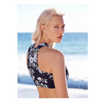 Women's Movement Floral Zipper Sexy Bikinis Set - Intl June 2018 - 3 Women's Movement Floral Zipper Sexy Bikinis Set - intl - 3