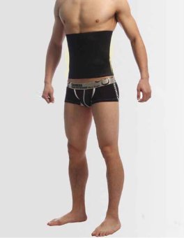 WONDERSHOP Stylish Men Shapewear Fat Slim Belt Tummy Cincher Corset Stomach Body Shapers ( Black ) - Intl June 2018 - 3 WONDERSHOP Stylish Men Shapewear Fat Slim Belt Tummy Cincher Corset Stomach Body Shapers ( Black ) - intl - 3