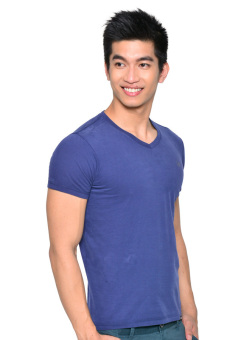 Wrangler Men's V-Neck Undershirt (Ensign Blue) June 2018 - 3 Wrangler Men's V-Neck Undershirt (Ensign Blue) - 3