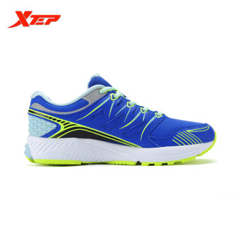 XTEP Brand Professional Running Shoes For Women Light Leather Running Sports Shoes Ladies Damping Athletic Sneaker (Blue) June 2018 - 2 XTEP Brand Professional Running Shoes for Women Light Leather Running Sports Shoes Ladies Damping Athletic Sneaker (Blue) - 2