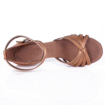 Yashion 217 Women Satin Ballroom Salsa Latin Dance Shoes (Beige)- Intl June 2018 - 3 Yashion 217 Women Satin Ballroom Salsa Latin Dance Shoes (Beige)- Intl - 3