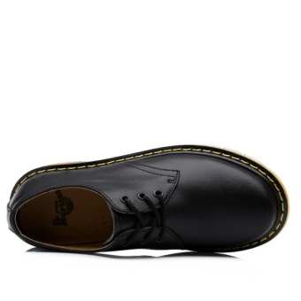 YIKOO Fashion 2017 Oxfords Shoes For Men And Women Unisex Lace UpGenuine Leather Business Casual Boots (Black) - Intl April 2018 - 5 YIKOO Fashion 2017 Oxfords Shoes for Men and Women Unisex Lace UpGenuine Leather Business Casual Boots (Black) - intl - 5