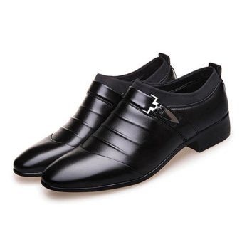 YingWei Men's Formal Business Leather Shoes Casual Formal Shoes(Black) - Intl June 2018 - 4 YingWei Men's Formal Business Leather Shoes Casual Formal Shoes(Black) - intl - 4