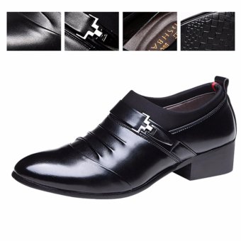 YingWei Men's Formal Business Leather Shoes Casual Formal Shoes(Black) - Intl June 2018 - 5 YingWei Men's Formal Business Leather Shoes Casual Formal Shoes(Black) - intl - 5