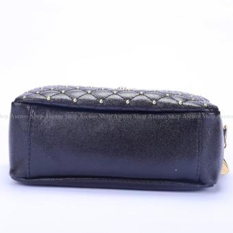 Yogodins Women's Black Crown Brooch Design Chain Strap MessengerBag June 2018 - 5 Yogodins Women's Black Crown Brooch Design Chain Strap MessengerBag - 5
