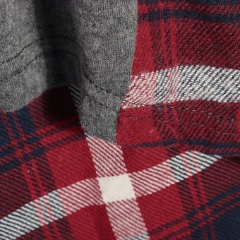 Zanzea Women Casual Long Sleeve Round Neck Check Plaid Casual Loose Tops Shirt Blouse Grey April 2018 - 5 Zanzea Women Casual Long Sleeve Round Neck Check Plaid Casual Loose Tops Shirt Blouse Grey - 5