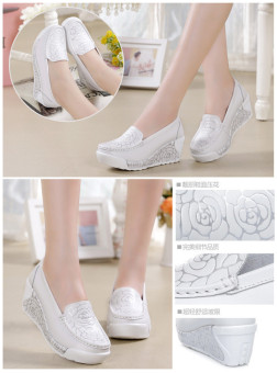 ZYSK 2016 New Spring & Summer Style Height Increasing Women'sCasual Shoes Soft Fashion Print Women Shoes For Woman (White)Z061403 April 2018 - 3 ZYSK 2016 New Spring & Summer Style Height Increasing Women'sCasual Shoes Soft Fashion Print Women Shoes For Woman (White)Z061403 - 3