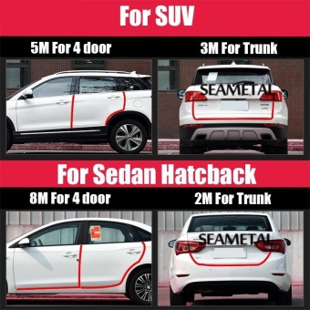 10m Car Styling Door Protection Strips Rubber Edge Doors Moldings Side Protector Sticker Scratches Vehicle For Cars Auto Car-styling(White) - Intl June 2018 - 2 10m Car Styling Door Protection Strips Rubber Edge Doors Moldings Side Protector Sticker Scratches Vehicle for Cars Auto Car-styling(White) - intl - 2