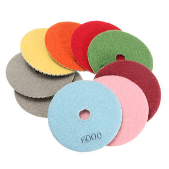 10PCS 4'' Inch Diamond Wet/Dry Polishing Pads For Granite Marble Concrete Stone - Intl June 2018 - 4 10PCS 4'' Inch Diamond Wet/Dry Polishing Pads For Granite Marble Concrete Stone - intl - 4
