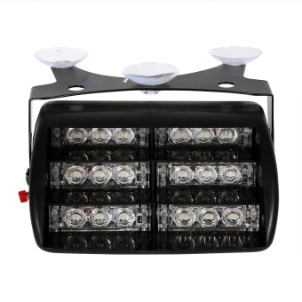 12V Car Police Strobe Lamp 18 LEDs Dash 3 Flash Lights Red - Intl June 2018 - 4 12V Car Police Strobe Lamp 18 LEDs Dash 3 Flash Lights Red - intl - 4