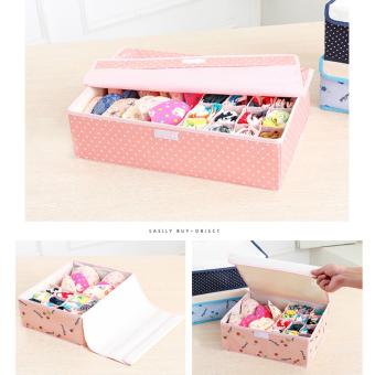 17 Cell Socks Underwear Ties Drawer Closet Home Organizer StorageBox Case (Pink Cherry) - Intl July 2018 - 4 17 Cell Socks Underwear Ties Drawer Closet Home Organizer StorageBox Case (Pink Cherry) - intl - 4