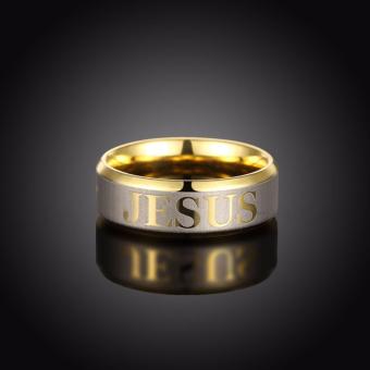 18k Gold Plated Jesus Ring (Keep The Faith) SIZE 5 June 2018 - 3 18k Gold Plated Jesus Ring (Keep The Faith) SIZE 5 - 3
