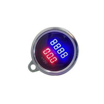 2 In 1 Universal Digital Display Waterproof LED Voltage MeterTachometer For DC 12V Motorcycle - Intl July 2018 - 4 2 In 1 Universal Digital Display Waterproof LED Voltage MeterTachometer For DC 12V Motorcycle - intl - 4
