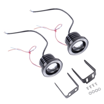 2 PCS 3.0 Inch DC 12V 10W 3200LM 6500K Car Angel Eyes Fog Lamp Foglight(Blue Light + White Light) June 2018 - 5 2 PCS 3.0 Inch DC 12V 10W 3200LM 6500K Car Angel Eyes Fog Lamp Foglight(Blue Light + White Light) - 5