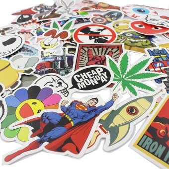 25 Stickers Skateboard Vintage Vinyl Sticker Laptop Luggage Car Decals Mix June 2018 - 3 25 stickers Skateboard Vintage Vinyl Sticker Laptop Luggage Car Decals mix - 3