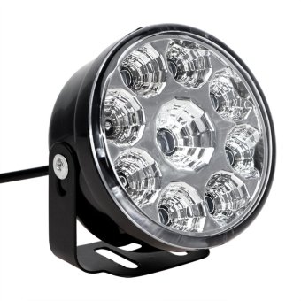 2pcs DC 12V 9 LEDs Round Auto Fog Lamp Car DRL LED Daytime Running Lights - Intl June 2018 - 3 2pcs DC 12V 9 LEDs Round Auto Fog Lamp Car DRL LED Daytime Running Lights - intl - 3