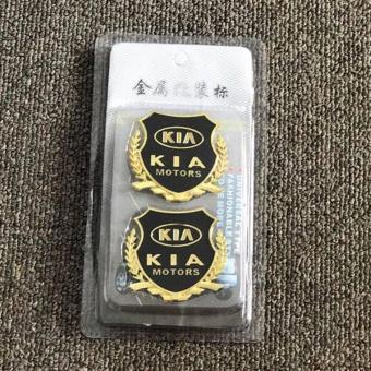 2pcs Golden Emblem Badge For Kia Cars June 2018 - 2 2pcs Golden Emblem Badge for Kia Cars - 2