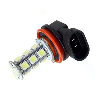 2x H11 H8 18 LED 5050 SMD Car Day Fog Head Light Lamp Bulb Xenon White - Intl April 2018 - 3 2x H11 H8 18 LED 5050 SMD Car Day Fog Head light Lamp Bulb Xenon White - intl - 3
