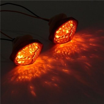 2x Motorcycle Smoke Flush Mount 15LED Turn Signal Light Blinker For Yamaha Honda June 2018 - 5 2x Motorcycle Smoke Flush Mount 15LED Turn Signal Light Blinker For Yamaha Honda - 5