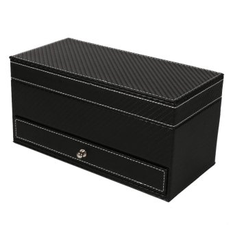 4 Slot Leather Watch Storage Box Case Jewelry Organizer Container(Black) - Intl June 2018 - 2 4 Slot Leather Watch Storage Box Case Jewelry Organizer Container(Black) - intl - 2