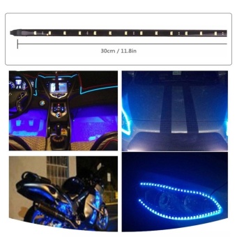 4pcs 30CM 15 LED Car Strip Light Waterproof Flexible Auto Wheellight For Motors Truck Vehicles DC 12V Color:Acid BlueSpecification:4PCS 15LED - Intl June 2018 - 2 4pcs 30CM 15 LED Car Strip Light Waterproof Flexible Auto Wheellight For Motors Truck Vehicles DC 12V Color:Acid blueSpecification:4PCS 15LED - intl - 2