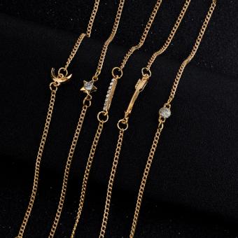 5 Pieces Bracelet Set Moon Crescent Star Arrow Crystal Bracelet Set Gift Idea Friendship Bracelet Set June 2018 - 2 5 Pieces Bracelet Set Moon Crescent Star Arrow Crystal Bracelet Set Gift Idea Friendship Bracelet Set - 2