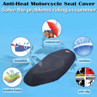 74 X 51 Cm (Medium) Anti-Slip And Anti-Heat Breathable Motorcycle Seat Cover (Black) June 2018 - 2 74 x 51 cm (Medium) Anti-Slip and Anti-Heat Breathable Motorcycle Seat Cover (Black) - 2