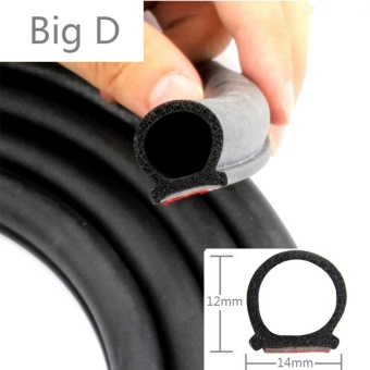 8 Meter Big D Type 3M Adhesive Car Rubber Seal Sound Insulation Cardoor Sealing Strip Weatherstrip Edge Trim Noise Insulation - Intl June 2018 - 4 8 Meter Big D type 3M adhesive car rubber seal Sound Insulation cardoor sealing strip weatherstrip edge trim noise insulation - intl - 4
