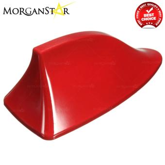 ABS Plastic Roof Shark Fin Style Car Antenna (Red) June 2018 - 2 ABS Plastic Roof Shark Fin Style Car Antenna (Red) - 2