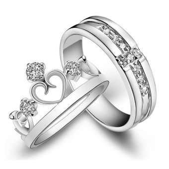 Adjustable Couple Rings 925 Silver Romentic Lover Ring Jewelry E007 - Intl June 2018 - 4 Adjustable Couple Rings 925 Silver Romentic Lover Ring Jewelry E007 - intl - 4