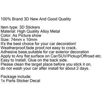 Areyourshop Auto 3D Aluminium LUXURY LIMITED EDITION Emblem Decal Badge Sticker - Intl May 2018 - 5 Areyourshop Auto 3D Aluminium LUXURY LIMITED EDITION Emblem Decal Badge Sticker - intl - 5