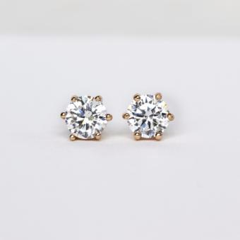 Athena & Co. 18K Gold Plated Alicia Solitaire Diamond Set June 2018 - 3 Athena & Co. 18K Gold Plated Alicia Solitaire Diamond Set - 3