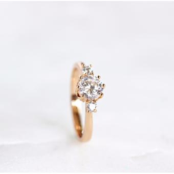 Athena & Co. 22k Gold Plated Serena Wedding Ring April 2018 - 2 Athena & Co. 22k Gold Plated Serena Wedding Ring - 2