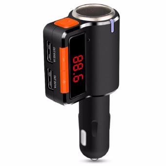 BC09 Wireless Bluetooth Car Charger Hands-free MP3 PlayerFMTransmitter Dual USB (Black/Orange) With Free 3.4A Dual USB FastCar Charger With Voltmeter Monitor, For Any Car And Cellphone June 2018 - 2 BC09 Wireless Bluetooth Car Charger Hands-free MP3 PlayerFMTransmitter Dual USB (Black/Orange) with Free 3.4A Dual USB FastCar Charger With Voltmeter Monitor, For Any Car And Cellphone - 2