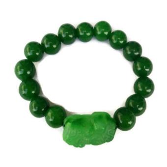 Be Lucky Charms Feng Shui Green Agate Money Catcher Pi Yao Bracelet July 2018 - 2 Be Lucky Charms Feng Shui Green Agate Money Catcher Pi Yao Bracelet - 2