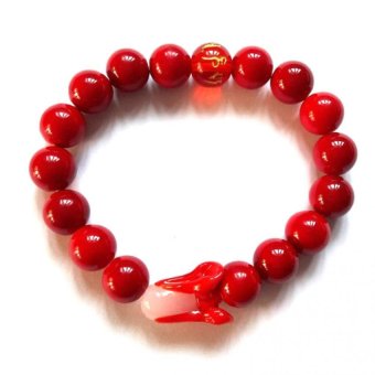 Be Lucky Charms Feng Shui Pak Choy With Protection Mantra Red Coral Bracelet April 2018 - 2 Be Lucky Charms Feng Shui Pak Choy with Protection Mantra Red Coral Bracelet - 2