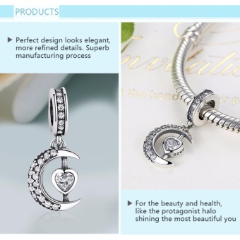BELAWANG Moon Star Pendant Beads Fit Charms Silver 925 OriginalBracelet Fashion DIY Jewelry Making NEW Christmas Gift - Intl April 2018 - 3 BELAWANG Moon Star Pendant Beads Fit Charms Silver 925 OriginalBracelet Fashion DIY Jewelry Making NEW Christmas Gift - intl - 3