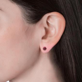 Birth Stone Earrings (January) - Crystals From Swarovski June 2018 - 4 Birth Stone Earrings (January) - Crystals from Swarovski - 4