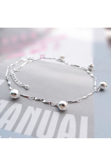 Buytra Bell Anklet Bracelet 925 Silver Plated Silver April 2018 - 2 Buytra Bell Anklet Bracelet 925 Silver Plated Silver - 2