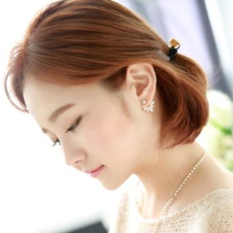 Candy Online Korean Post-hanging Zircon Stud Earrings JewelryED216(Rose Gold) June 2018 - 4 Candy Online Korean Post-hanging Zircon Stud Earrings JewelryED216(Rose Gold) - 4