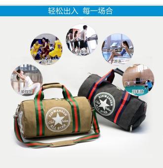 Canvas Men Travel Carry On Luggage Round Duffel Bags Large Weekend Bag Overnight - Intl June 2018 - 3 Canvas Men Travel Carry on Luggage Round Duffel Bags Large Weekend Bag Overnight - intl - 3