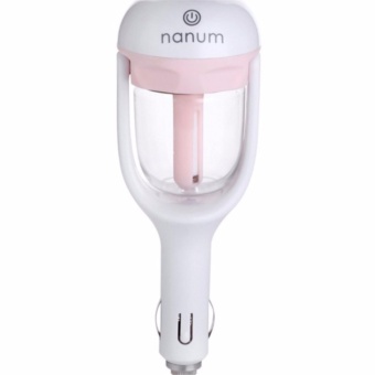 Car Air Humidifier Mini Ultrasonic Adjustable Angle Touch SwitchCar Negative Ion Atomizer(Pink) April 2018 - 3 Car Air Humidifier Mini Ultrasonic Adjustable Angle Touch SwitchCar Negative Ion Atomizer(Pink) - 3
